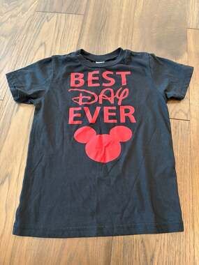 Kavio! Toddler Disney Mickey Mouse Best Day Ever Graphic T-Shirt Size 5T